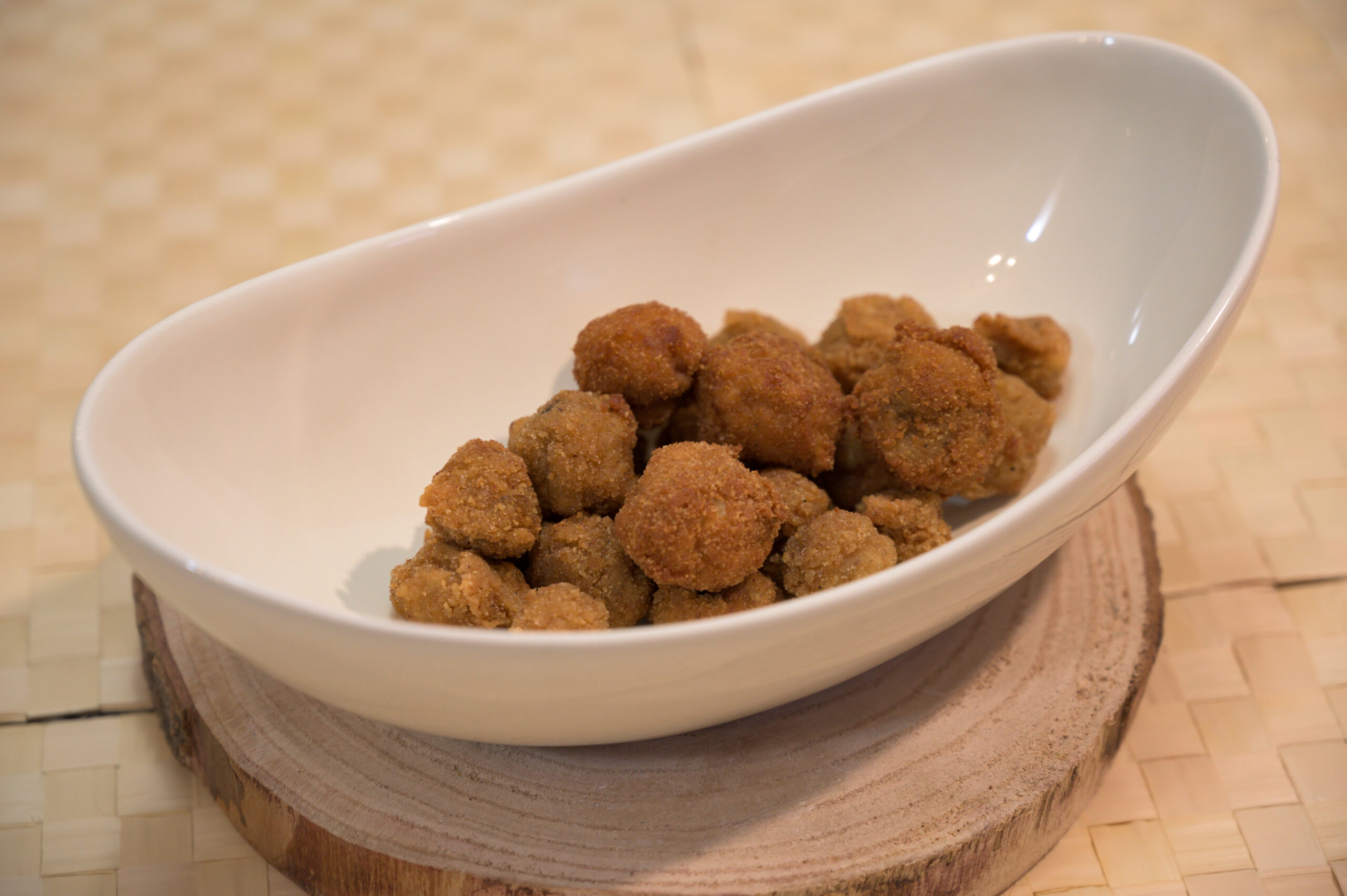 Fried Button Mushroom Ralahami